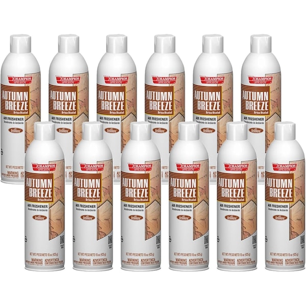 Chase Products Sprayon air freshener Autumn Breeze net 15 oz., 12PK 5324 - main